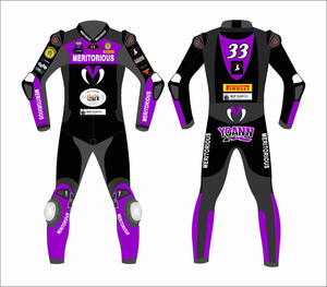 Traje de Carreras Personalizado de Cuero Vacuno/Canguro para Hombre, de Una Pieza |   Traje/Mono de Motociclismo al por Mayor, Nivel CE 2 - Product Image 1