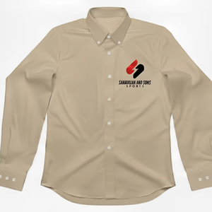 <b>Men</b> Slim Fit Business <b>Dress</b> Shirt Long Sleeve Cotton Blend Formal Office Wear Custom Logo Bulk Wholesale - Product Image 3