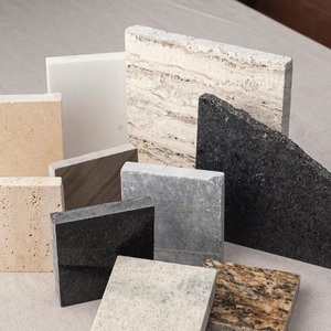 Ensemble de sous-verres tendance en travertin beige, 6 pièces, forme hexagonale, pierre naturelle, design empilable, sous-verres pour boissons, décorations de table, ensemble cadeau - Product Image 3