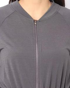Custom Women's <b>Zip</b> <b>Up</b> <b>Cropped</b> Hoodie and Jogger Set Lightweight Tracksuit OEM ODM Private Label Activewear Apparel Set - Product Image 6