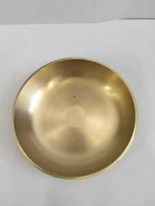 Ensemble de 5 ustensiles de cuisine ronds en bronze avec poignée en acier inoxydable, faciles à nettoyer, avec un seul bac profond - Product Image 1