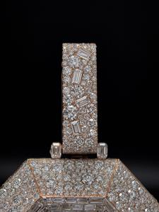 Custom Iced Out Letter C Pendant Necklace 925 Silver with Moissanite Diamonds Cuban Chain Hip Hop Jewelry for Men and Women - Product Image 3