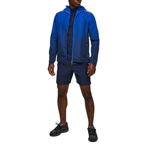 Wholesale Price Men Windbreaker Sets Workout Light <b>Weight</b> Casual Outdoor Waterproof All Season Windbreaker Shorts Sets OEM - Product Image 1
