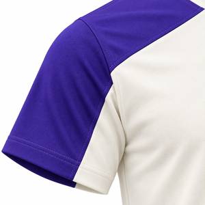 Men's Short Sleeve O-Neck Color Blocked T-<b>Shirt</b> Regular Fit Knitted Polyester Sporty <b>Geometric</b> Design Front Logo - Product Image 5