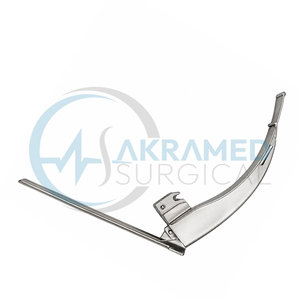 Lámina de Laringoscopio LED de Fibra Óptica McCoy con Certificación CE, Punta Flexible Tamaño 4, Instrumento Reutilizable de Acero Inoxidable para las Vías Respiratorias - Product Image 5