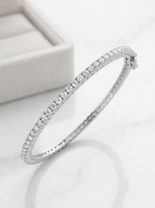 Pulsera de Tenis con Diamante Cultivado en Laboratorio de 5.23 Ct, Certificado IGI, Oro Amarillo, Blanco o Rosa de 9K, Unisex, para Compromiso o Boda - Product Image 5