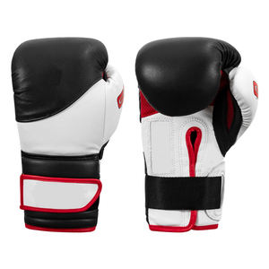 Guantes de Boxeo Transpirables de Cuero Profesional con Cierre de Gancho y Bucle para Hombres y Mujeres, Guantes de Entrenamiento de Kick Boxing - Product Image 6
