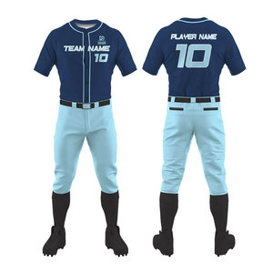 ชุดเบสบอลแบบแห้งเร็ว น้ำหนักเบา ระบายอากาศได้ดี พิมพ์โลโก้ตามสั่ง ขายดีที่สุด คุณภาพสูง ผลิตจากโพลีเอสเตอร์ 100% รุ่นยอดนิยม - Product Image 1