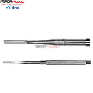 Ciseau à os chirurgical Gardner 3 mm avec manche rond en acier inoxydable, précision dentaire, orthopédique, médical, chirurgical, pour la coupe des os - Product Image 3