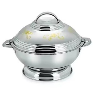 Olla de Metal de Larga Duración, Diseño Refinado, Cazuela Aislada para Alimentos, Tazón de Servicio de Estilo Clásico - Product Image 4