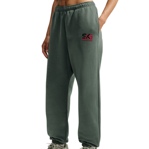 Shakargarh Custom Logo <b>Women</b> Casual <b>Fleece</b> <b>Jogger</b> Pants Mid Elastic Waist Cuffed Bottoms Sporty Loose Fit Winter - Product Image 1