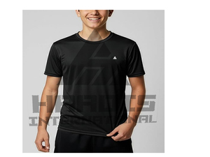 T-shirts vierges en polyester 100 % de haute qualité pour hommes, personnalisables, collection 2026, vente en gros au Pakistan - Product Image 3