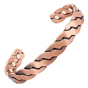 <b>Copper</b> Fashion Accessories Cuff Wholesale Vitiligo Healing Health Benefits Arthritis Magnetic Pure <b>Copper</b> Bracelet for Arthritis - Product Image 1