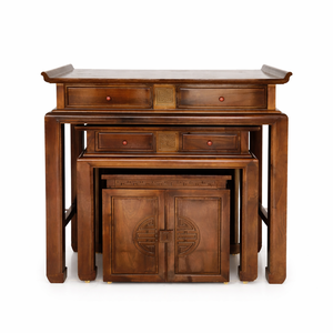 Juego de tres piezas para altar de caoba - Product Image 2