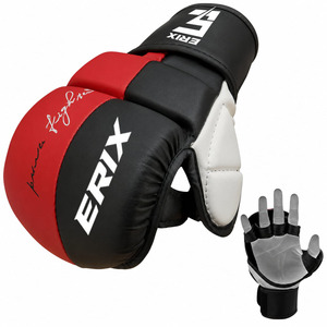ถุงมือหนังแท้สำหรับฝึกซ้อม MMA แบบสปาร์ริง กีฬาต่อสู้แบบตีเตะ ราคาขายส่ง - Product Image 1