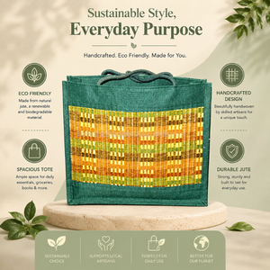 Designer Eco Friendly <b>Reusable</b> Tote <b>Bag</b> | Stylish Durable Canvas Shopping Carry <b>Bag</b> Custom Printed Heavy Duty Grocery Tote <b>Bags</b> - Product Image 5