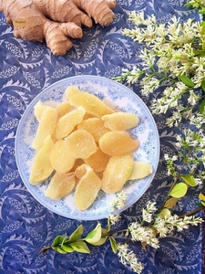 Rodajas de Jengibre Seco Suave, Selección Premium, Sabor Auténtico, Bocado Tierno, Calidad Superior, Paquete de Snacks para el Día a Día - Product Image 1