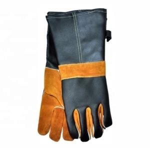 Bon marché Imperméable de Soudage Résistant À la Chaleur Gants Épais En Cuir De Sécurité de protection des Mains Gants de travail - Product Image 5