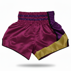 Pantalones Cortos de Muay Thai de Tela Satinada Ligera Personalizados de Primera Calidad para Entrenamiento y Combate, para Luchadores Profesionales de Boxeo - Product Image 2