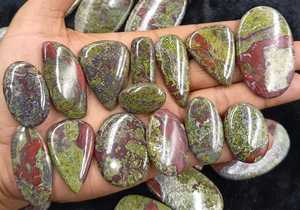 Piedras de Jaspe Natural Dragón de Sangre, Corte Pera, Corte Cojín, Marrón, Formas Mixtas, Venta al por Mayor para Fabricación de Joyas, Piedras para Colgantes - Product Image 2