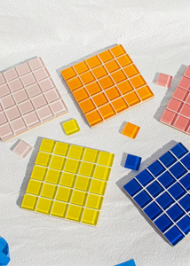 Juego de Posavasos de Mosaico Hechos a Mano TCE, Vajilla Decorativa Premium, Posavasos Resistentes al Calor para Hogar, Oficina, Regalo y Suministro al por Mayor - Product Image 3