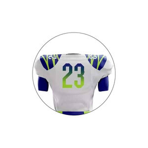 SMART SHINE ENTERPRISES Uniforme de football américain Vêtements de sport personnalisés Respirant Grande taille Manches courtes 100% polyester Fabriqué pour hommes - Product Image 4