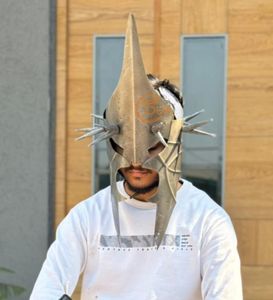 Casque du Roi Sorcier |   Armure en fer poli |   Seigneur des Nazgûl |   Roi d'Angmar |   Accessoire de cosplay et de reconstitution historique médiévale de Noël - Product Image 2