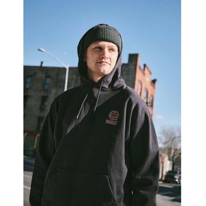 Custom <b>Dark</b> <b>Grey</b> <b>Hoodie</b> with Van Cortlandt Park Running Track Print - Premium Cotton Streetwear <b>Hoodie</b> for Runners and Athletes - Product Image 2