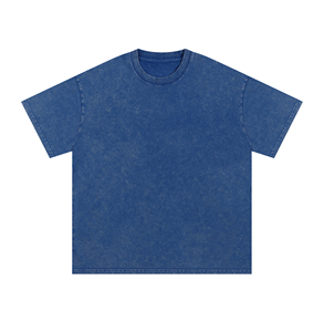 เสื้อยืดคอตตอนทรงโอเวอร์ไซส์สไตล์วินเทจแนวสตรีทแวร์ ใส่สบายทรงหลวม แขนสั้น ยูนิเซ็กส์ สำหรับฤดูร้อน - Product Image 3