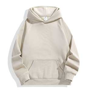 Sudadera con Capucha Personalizada para Hombre, sin Cordones, de Algodón Grueso, Lisa, Talla Grande - Product Image 2