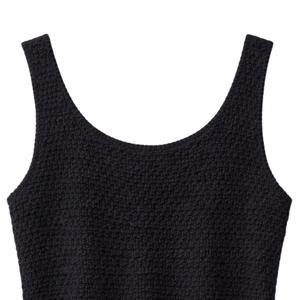 Camiseta sin mangas de punto grueso premium para mujer, chaleco de suéter texturizado, elegante, informal, ajustado, estilo de verano para el día a día - Product Image 6