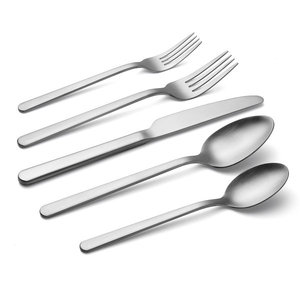Ensemble de couverts en métal avec manche en bois de cerf, comprenant cuillère et fourchette, pour service de salade, vaisselle rustique pour table, décoration de fête et buffet - Product Image 3