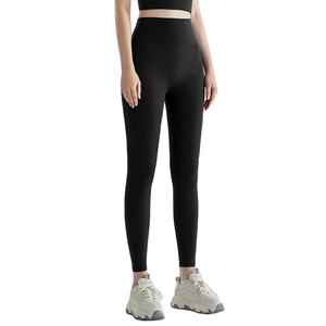 Women's High-Waisted Breathable Cotton <b>Leggings</b> Stretchy Lightweight Sporty Solid Pattern Custom Printed Fitness Yoga Sports - Product Image 3