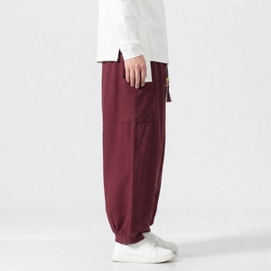 Custom <b>Men</b> High Quality Sweatpants Printing Luxury Baggy Jogger Straight Leg Baggy Sweatpants Streetwear style cotton fleece - Product Image 2