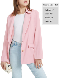 High Quality Long Sleeve Notched Lapel Custom School Uniform Youth Formal Suit Coat <b>Girls</b> <b>Blazer</b> <b>Jacket</b> - Product Image 3