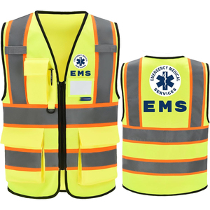 Fabricante de Chalecos de Trabajo Reflectantes con Logotipo Personalizado, Suministro al por Mayor - Product Image 1