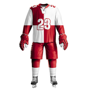 Maillot de hockey sur glace sublimé pour hommes, uniforme d'équipe personnalisé, vêtements de hockey respirants et performants, fabrication OEM ODM directe d'usine - Product Image 1