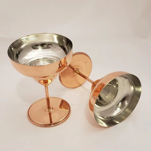 Copa de vino de cobre 100% puro, copa de cobre sólido de grado alimenticio, copa de vino de cobre premium. - Product Image 1