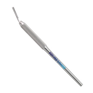 Dom Med Dynamics Curved Stainless Steel Scalpel Handle Dental Surgical Instrument Manual Reusable Medical <b>Cutting</b> <b>Tool</b> Power DMD - Product Image 1