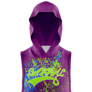 Hoodie sans manches pour homme de haute qualité, en coton, coupe classique, doux, léger, respirant, broderie 3D, hoodies sans manches pour homme - Product Image 2