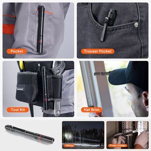 Torcia Tascabile a Penna con Messa a Fuoco Regolabile per Campeggio e Lettura - Product Image 3