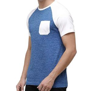 Camisetas de hombre 100% algodón, manga corta, venta al por mayor, las más vendidas, ropa de verano, casual, color liso, con bolsillo. - Product Image 4