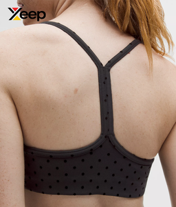 XEEP High Quality Women Yoga Sports <b>Bra</b> XC-SB-182 Solid Simple Breathable Adjustable <b>Straps</b> Removable Pads High Support Quick - Product Image 3