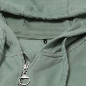 Nouveau style de sweat à capuche décontracté uni pour femme, en tissu de qualité supérieure à séchage rapide, disponible à la vente, faible MOQ, service OEM - Product Image 6