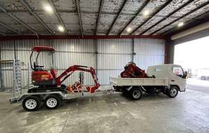 Mini Combo PLUS! Volquete Fuso + Excavadora de 1.7 Toneladas + Minicargadora de Orugas de 25 HP - Product Image 5