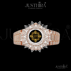 Indian Exporter Moissanite Diamond Quartz Watch Men Luminous Sport Business <b>Wristwatch</b> Available For Sale - Product Image 3