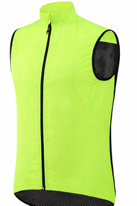 เสื้อกั๊กปั่นจักรยานกันลมสำหรับผู้ชาย qualidyne – เสื้อแจ็คเก็ตปั่นจักรยานแบบไม่มีแขน น้ำหนักเบา พร้อมซิปเต็มตัวและกระเป๋าสำหรับปั่นจักรยานและวิ่ง - Product Image 5