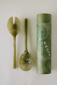 Cuillère à salade en résine au design tendance, cuillère à salade et cuillère de service en époxy, pour la cuisine, la maison et les hôtels, à prix compétitif - Product Image 4