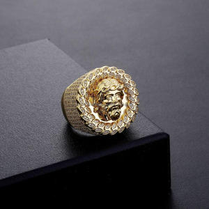 Elegante Anillo de Diamante Cultivado en Laboratorio en Plata de Ley 925 con Acabado en Tono Dorado para Compradores Mayoristas - Product Image 3