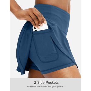 2026 Customized Breathable Tight Spandex/Polyester High Waist Mini Pleated <b>Skirt</b> for Women High Quality <b>Winter</b> Design Quick Dry - Product Image 5